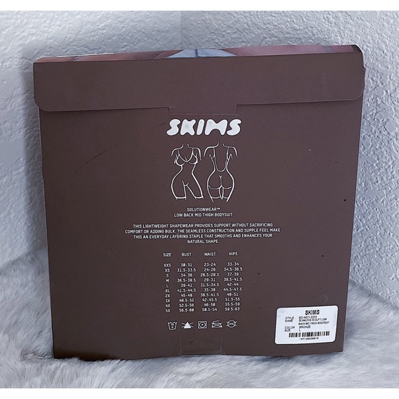 SKIMS Seamless Sculpt Low Back Mid Thigh Bodysuit | Sz L - Picture 3 of 6